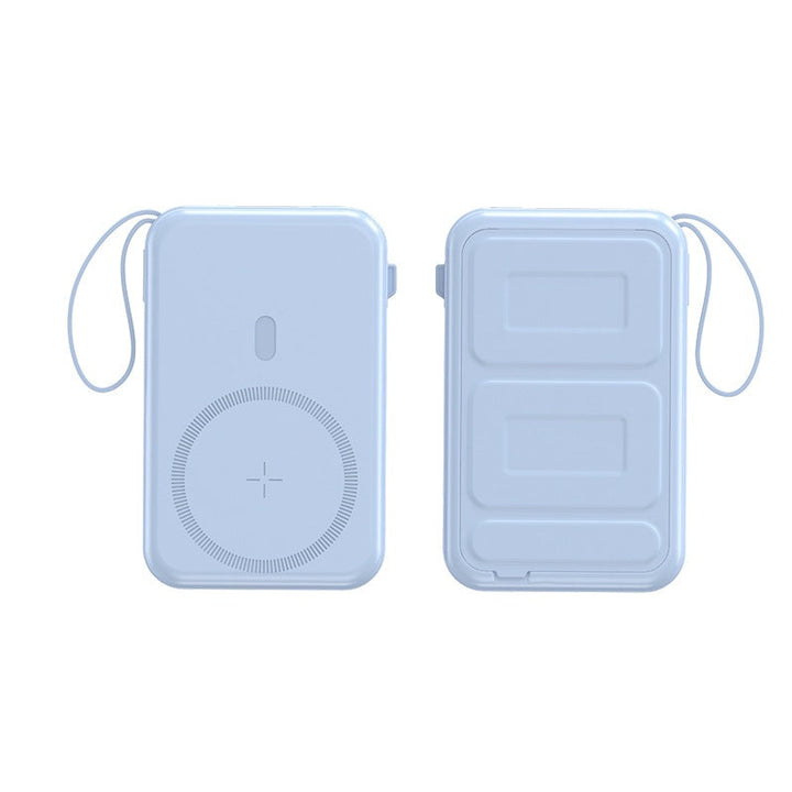 Portable Wireless Powerbank with Integrated Charging Pad Kalsten
