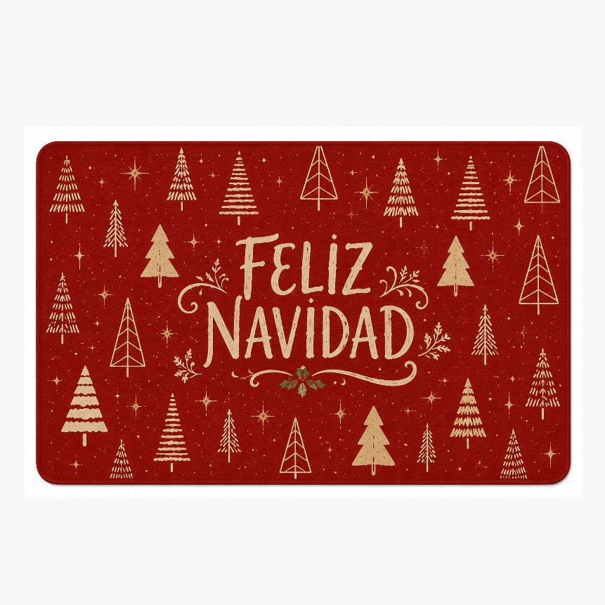 Christmas-Themed Decorative Floor Mat Acalora