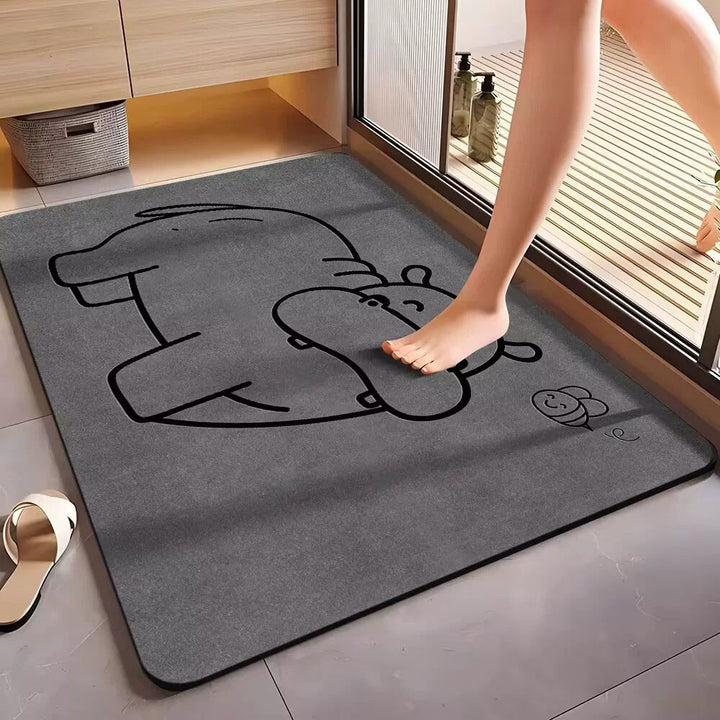 Fun Dolphin-Themed Bath Mat