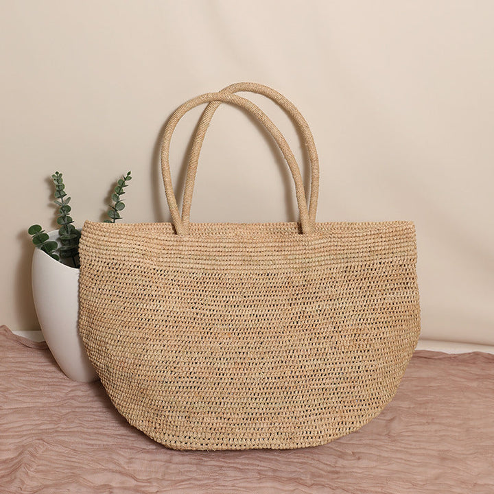 Handcrafted Beach Bag Made of Natural Material Kalsten