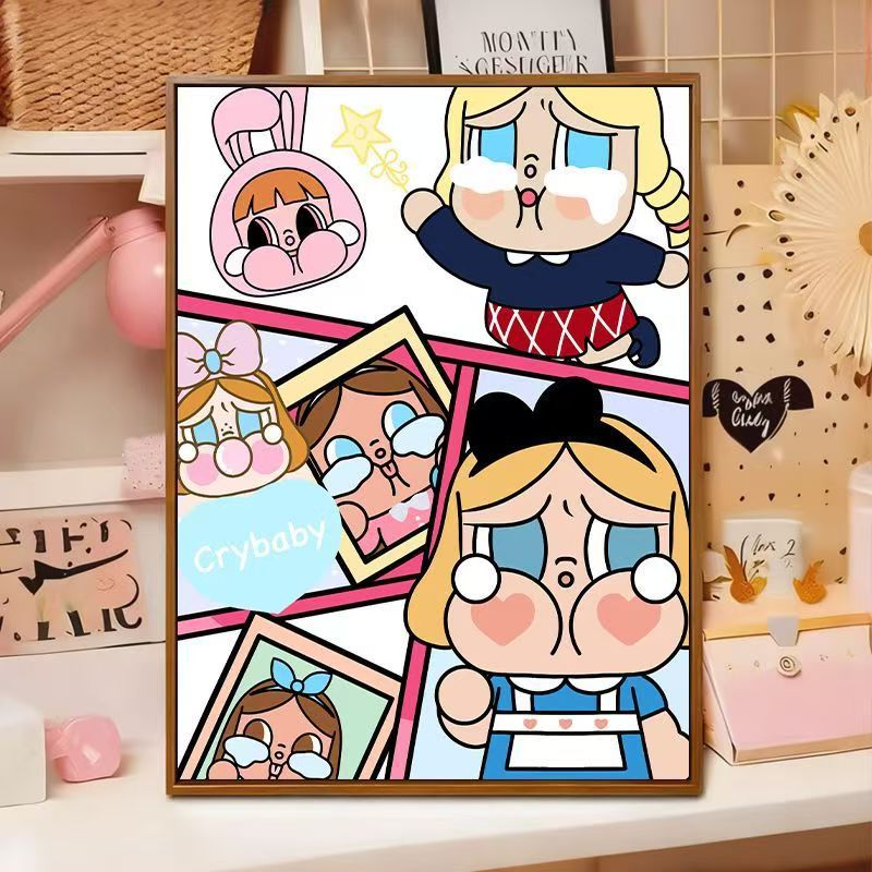 Playful Cartoon Illustration Wall Art Kalsten