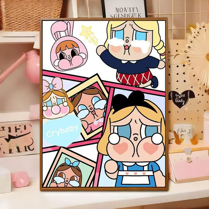 Playful Cartoon Illustration Wall Art Kalsten