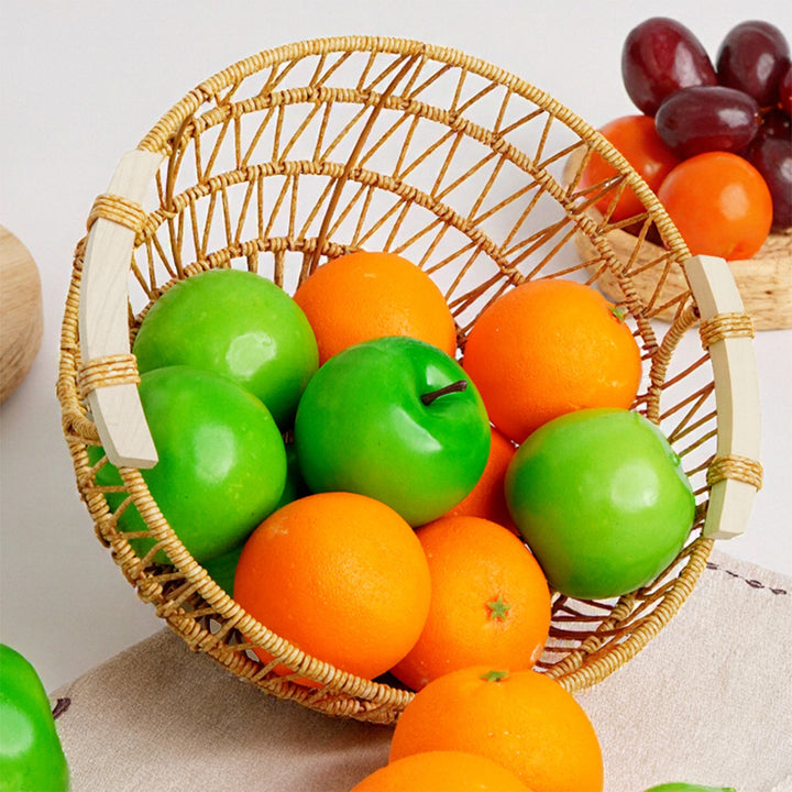 Ladies Decorative Storage Basket with Wooden Handles Kalsten