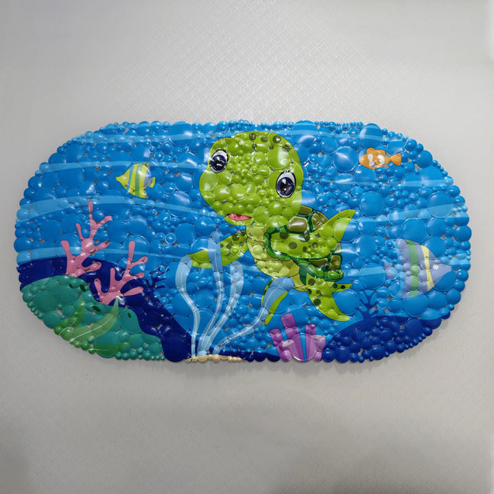 Coastal-Themed Memory Foam Bath Mat Kalsten