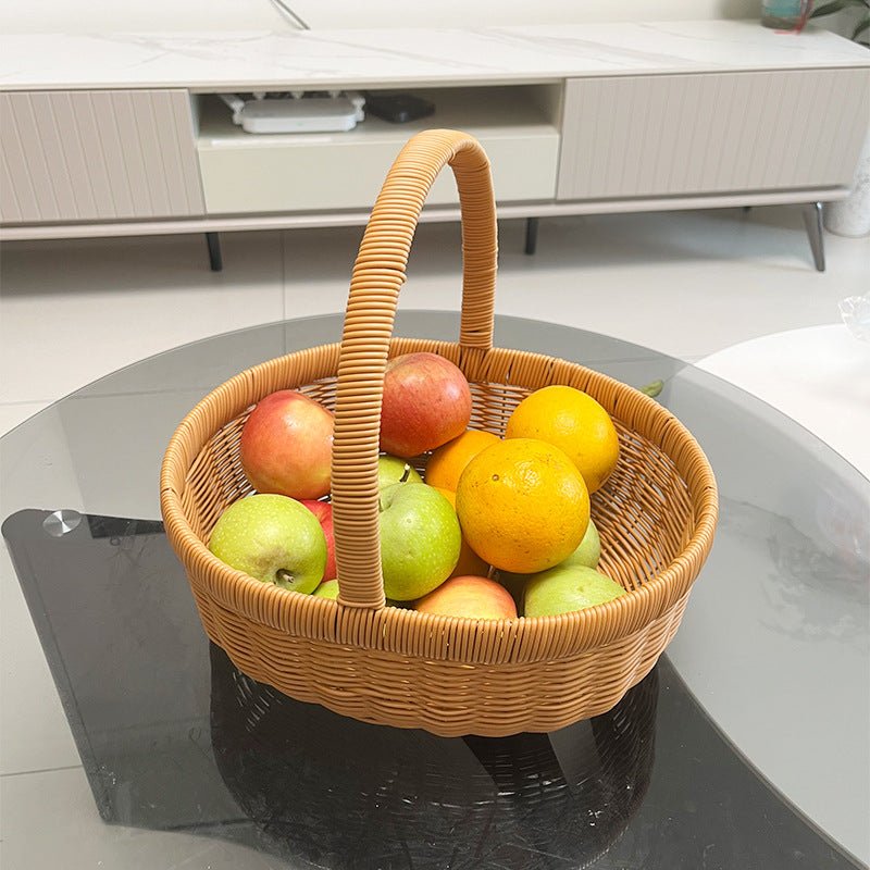 Women's Handwoven Shopping Basket Kalsten