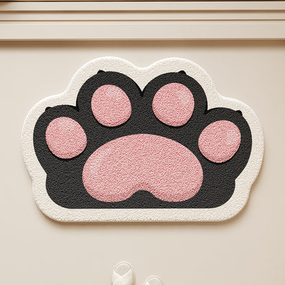 Cat Paw Shaped Floor Mat Acalora