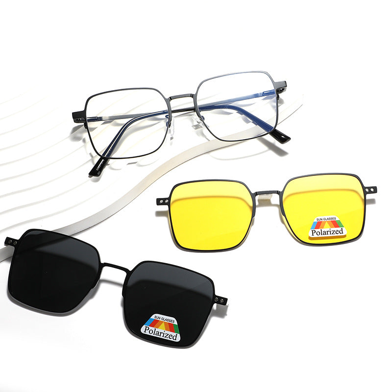 Women's versatile, fashionable sunglasses with interchangeable polarizing lenses Kalsten