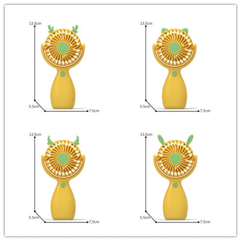 Women's portable handheld fan with creative design Kalsten