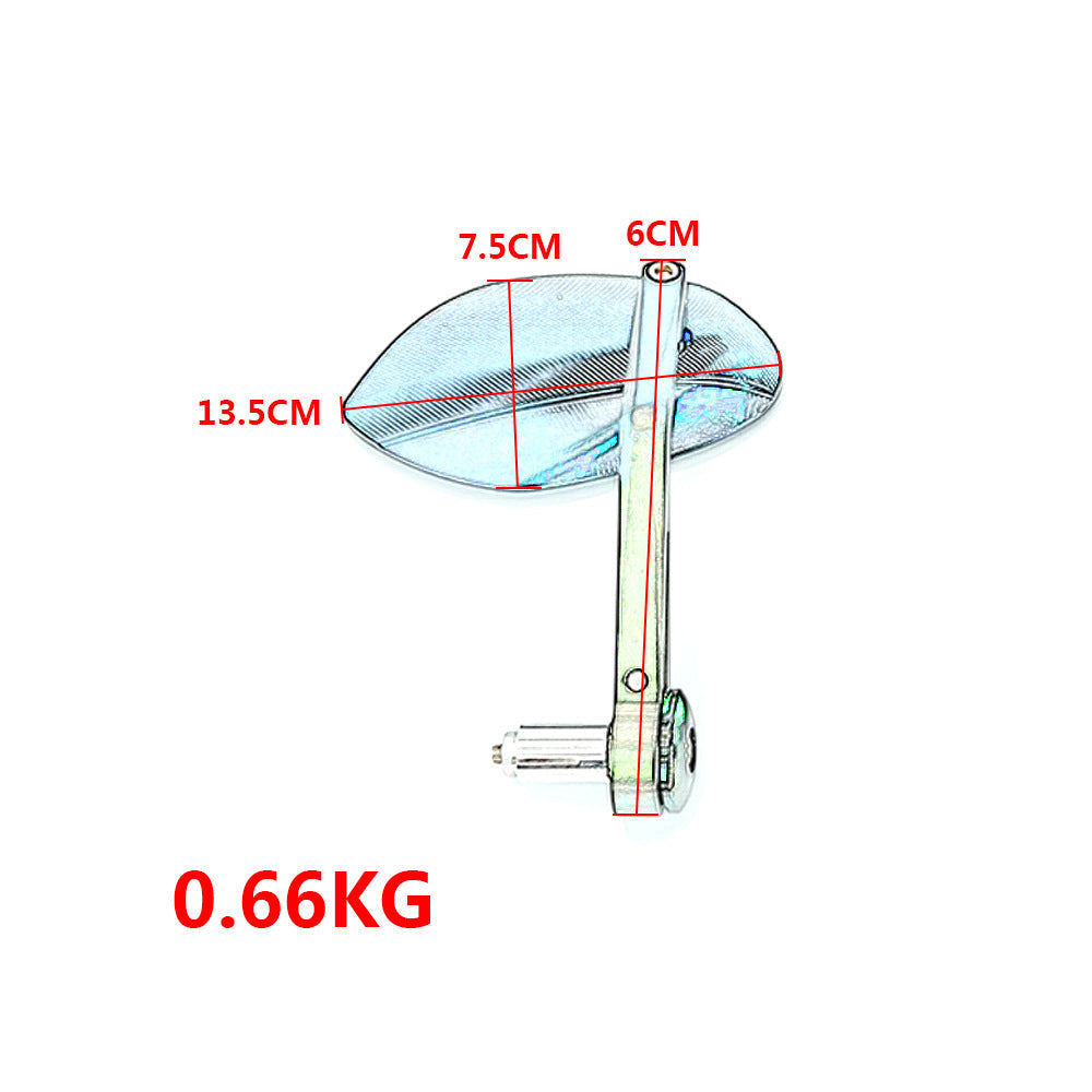 Ergonomic motorcycle rearview mirror with scratch-resistant surface Kalsten