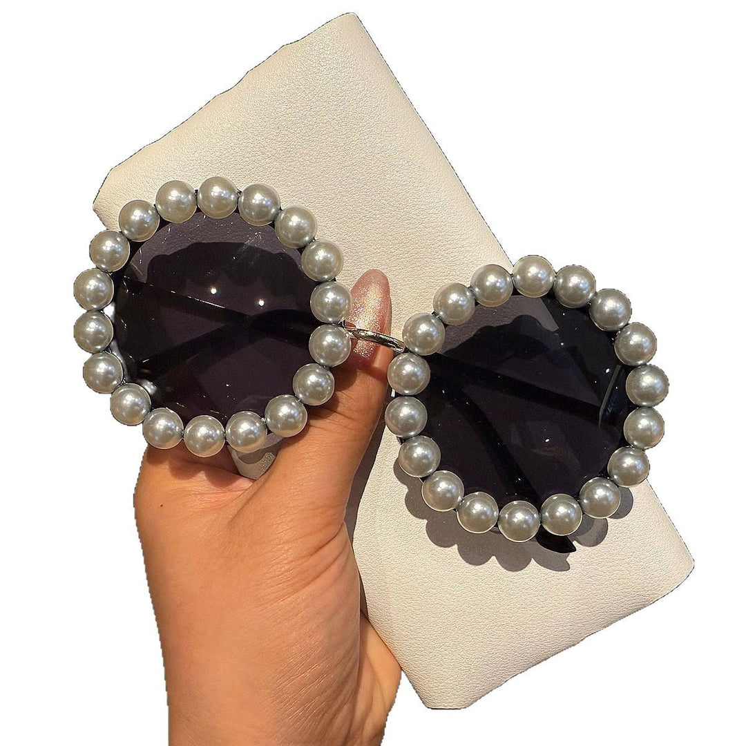 Women's elegant vintage sunglasses with pearl embellishment Kalsten