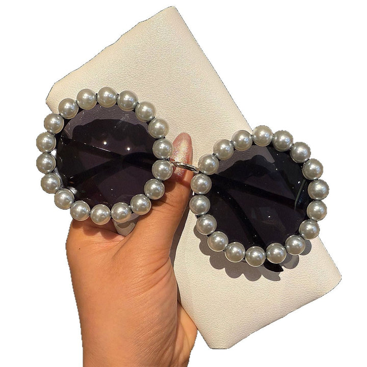 Women's elegant vintage sunglasses with pearl embellishment Kalsten