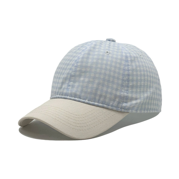 Ladies' fashionable cap with check pattern Brehn
