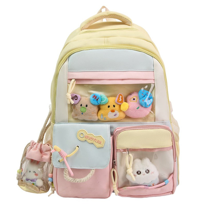 Cute Animal-Themed Multi-Pocket School Backpack Kalsten