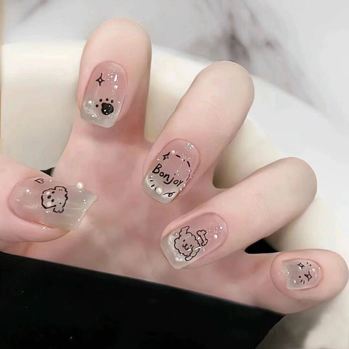 Premium Glittering Press-On Nail Extensions Kalsten