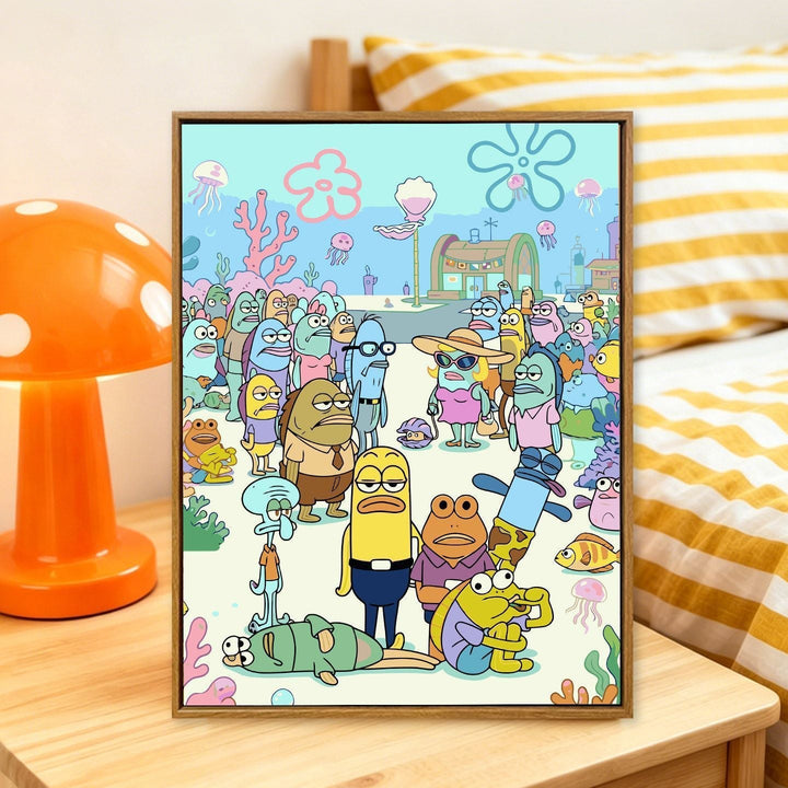 Cartoon Themed Art Print Kalsten