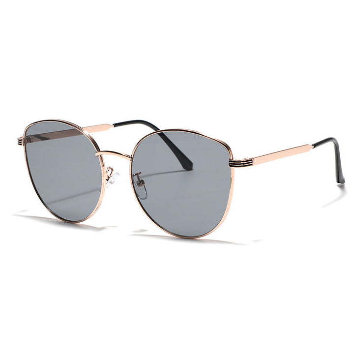 Women's geometric sunglasses with narrow metal frame Kalsten