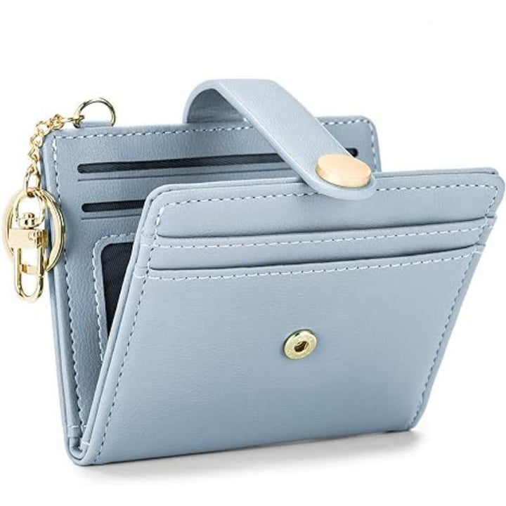 Compact card holder with keychain Kalsten