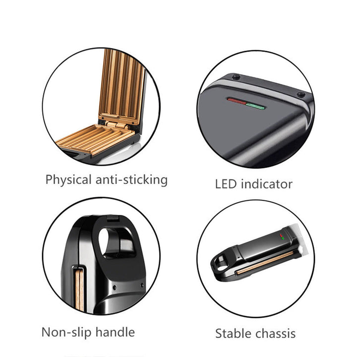 Non-Stick Electric Panini Press Grill Kalsten
