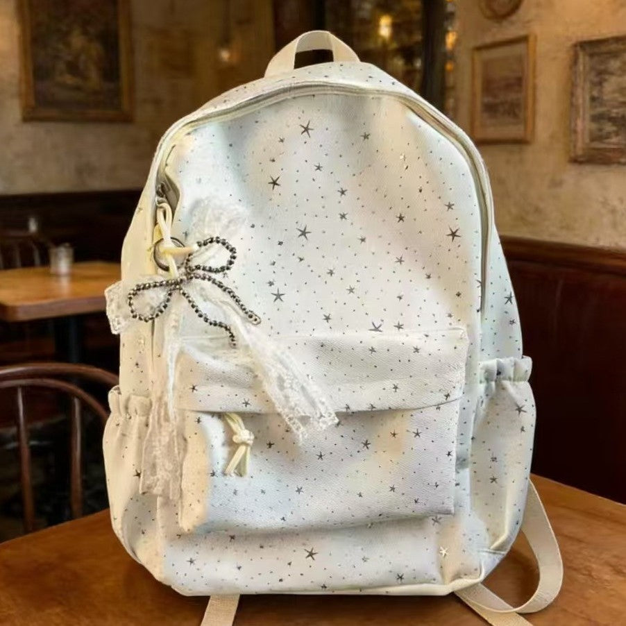 Whimsical Star-Embellished Backpack Kalsten