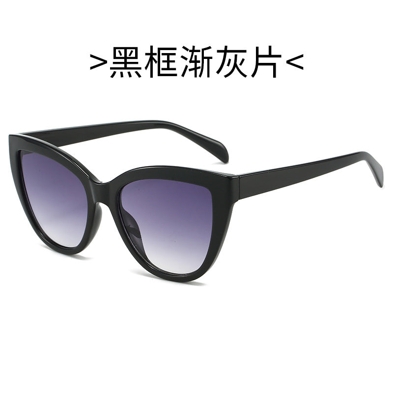 Women's Cat-Eye Sunglasses with Transparent Frame and UV Protection Kalsten