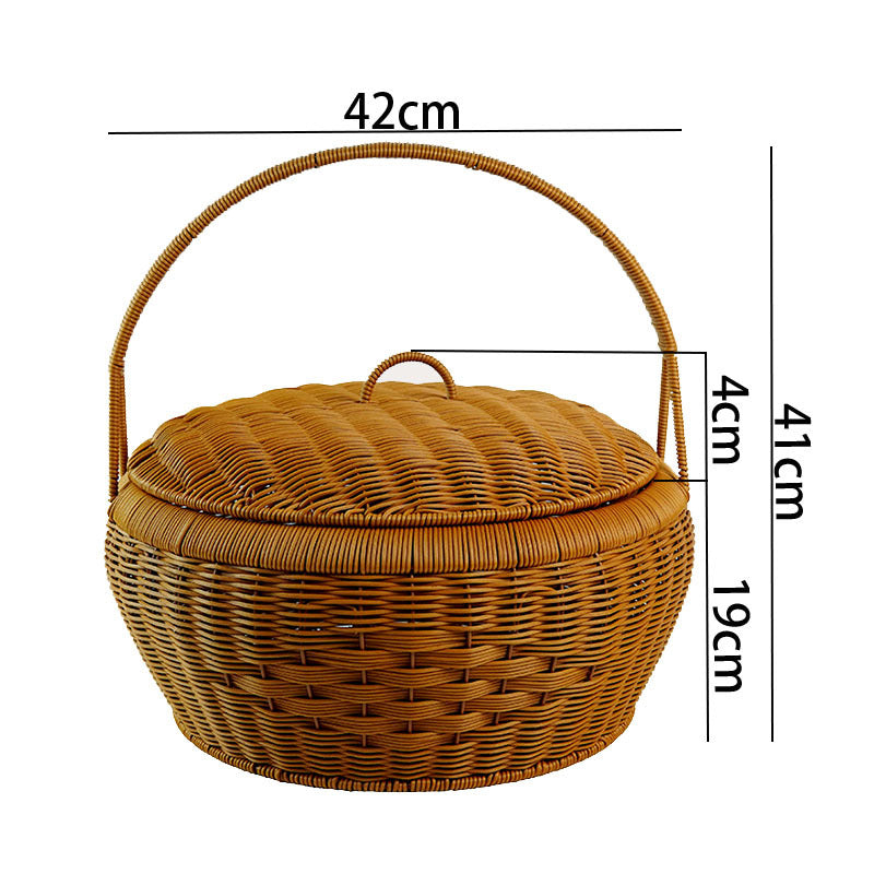 Women's Elegant Laundry Basket with Lid and Practical Handles Kalsten