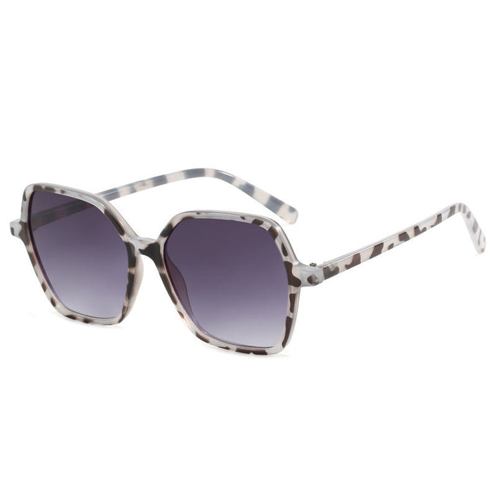 Women's oversized sunglasses with modern, transparent frame Kalsten