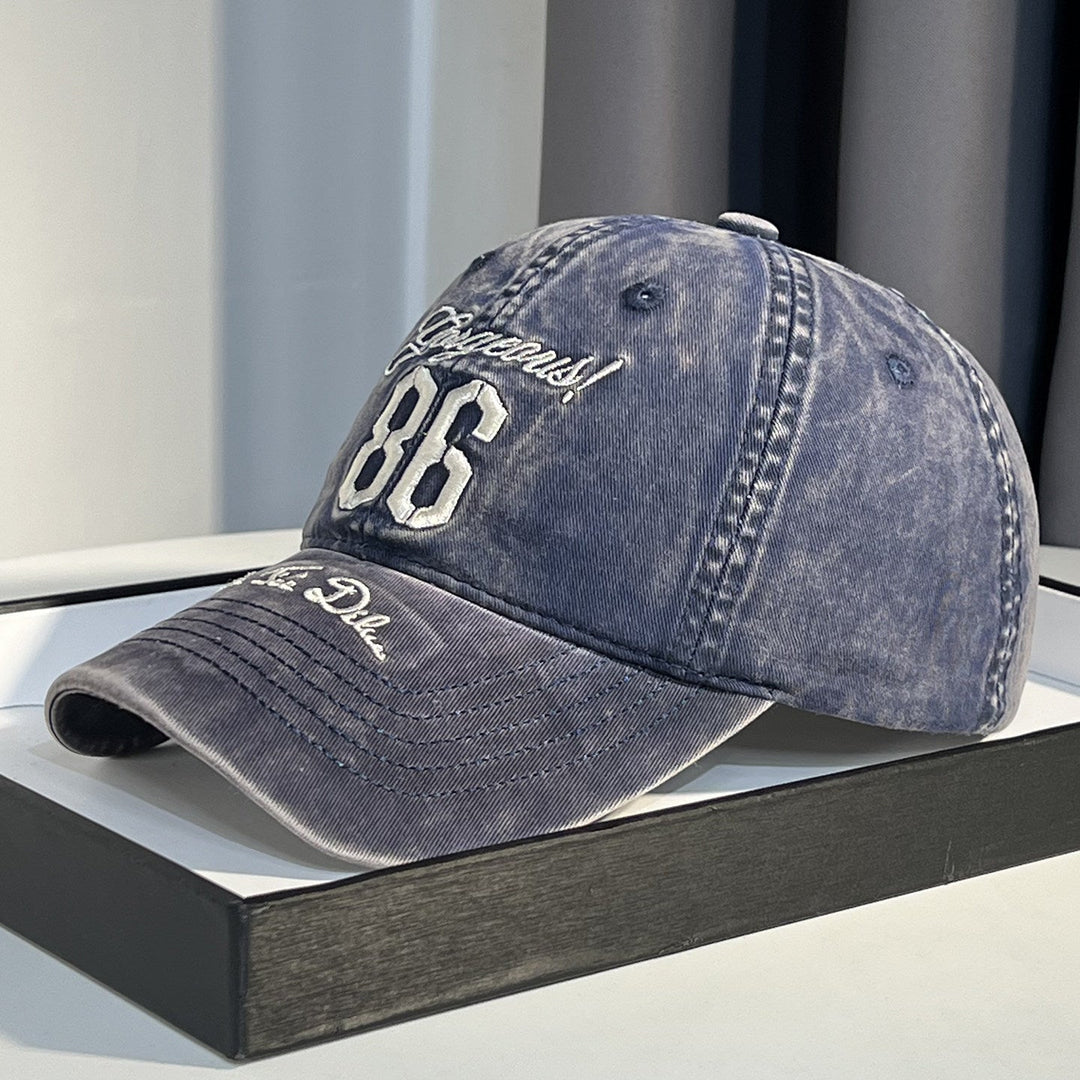 Men's Vintage-Inspired Distressed Baseball Cap Kalsten