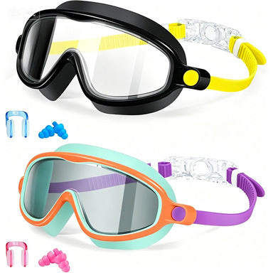 Swim protection goggles with adjustable nose piece and anti-fog technology Kalsten