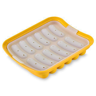 Silicone ice cube mold with integrated cooling design Kalsten