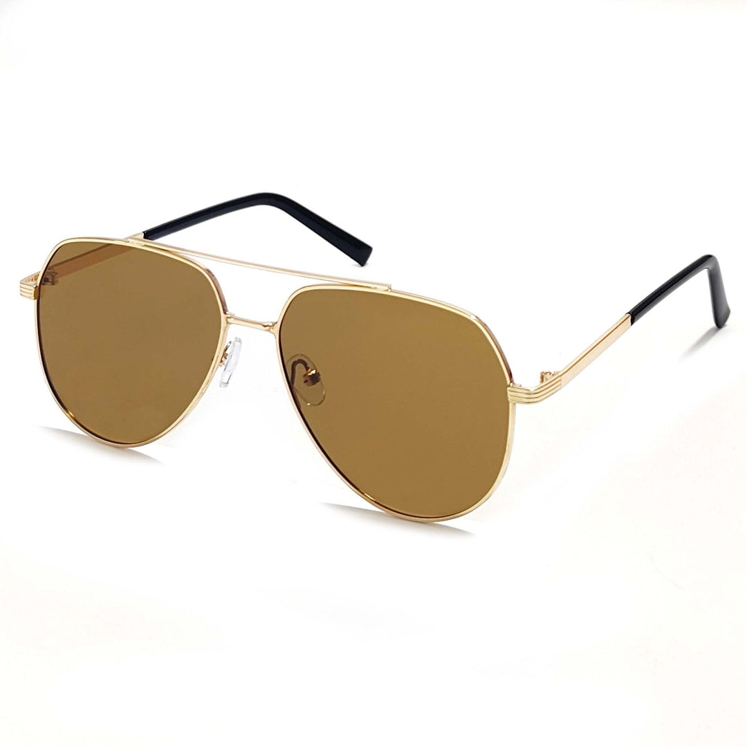 Men's fashion pilot sunglasses with contrasting lenses Kalsten