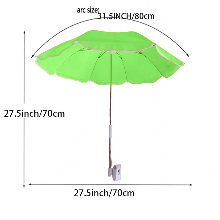 Women's Adjustable Beach Sunshade Umbrella with Ground Anchor Kalsten
