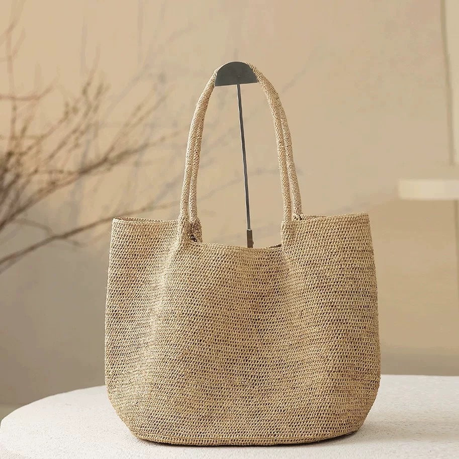 Handwoven raffia tote bag Kalsten