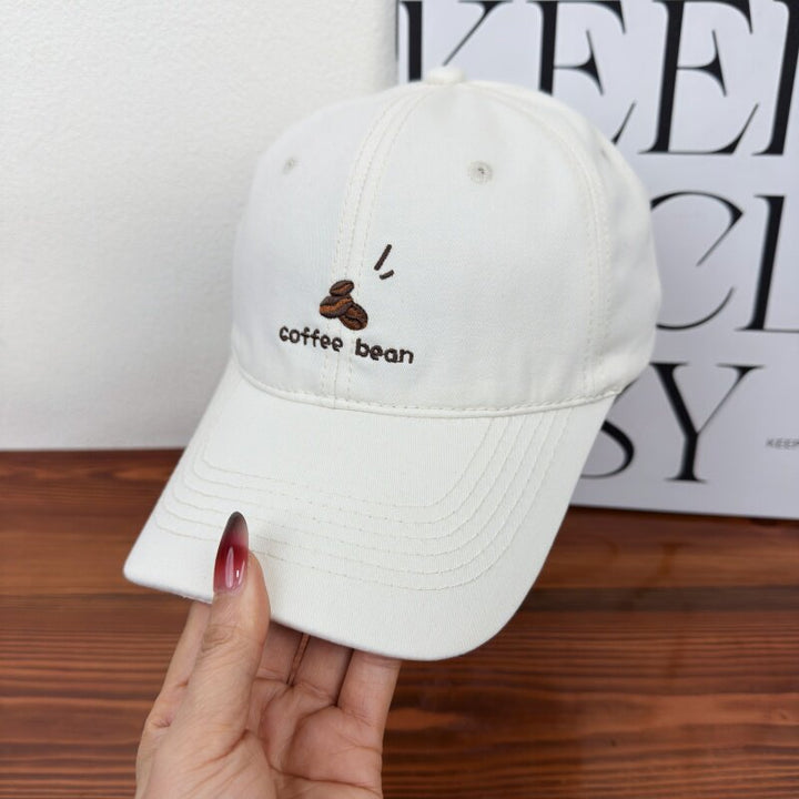 Women's Embroidered Coffee Bean Baseball Cap Kalsten