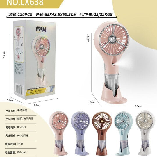 Ladies Portable Mist Hand Fan Kalsten