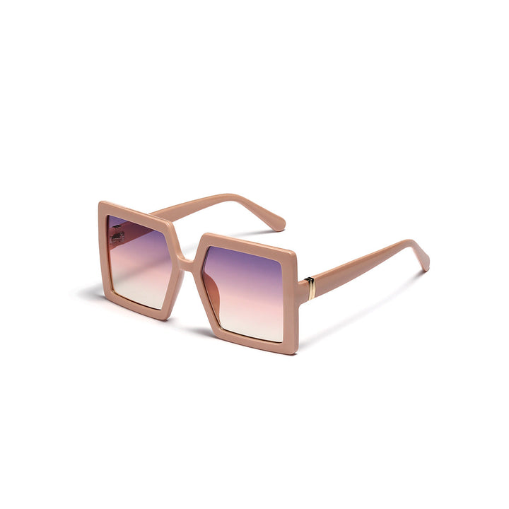 Ladies geometric sunglasses with modern, wide frame Kalsten