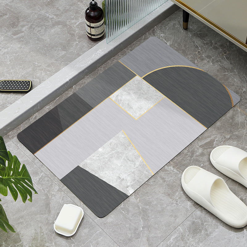 Modern Minimalist Bathroom Mat Kalsten