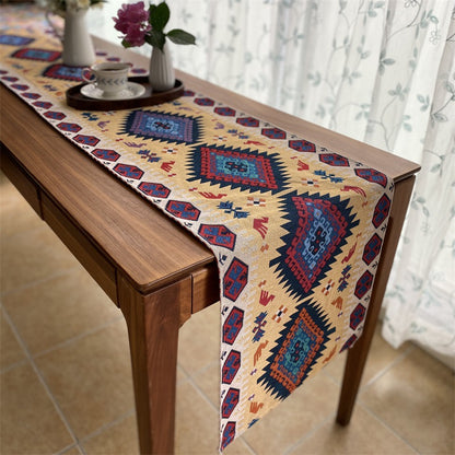 Bohemian Geometric Pattern Table Runner