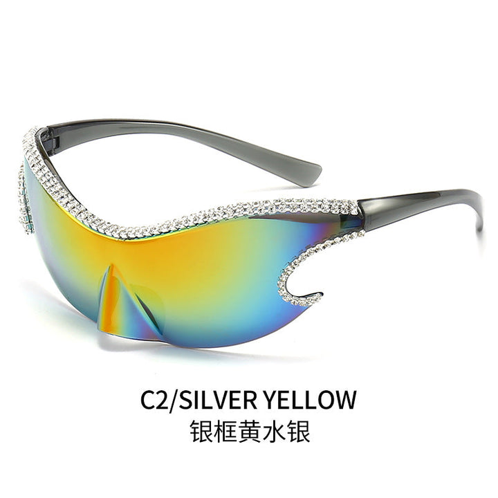 Women's glamorous sunglasses with sparkling rhinestone embellishment Kalsten