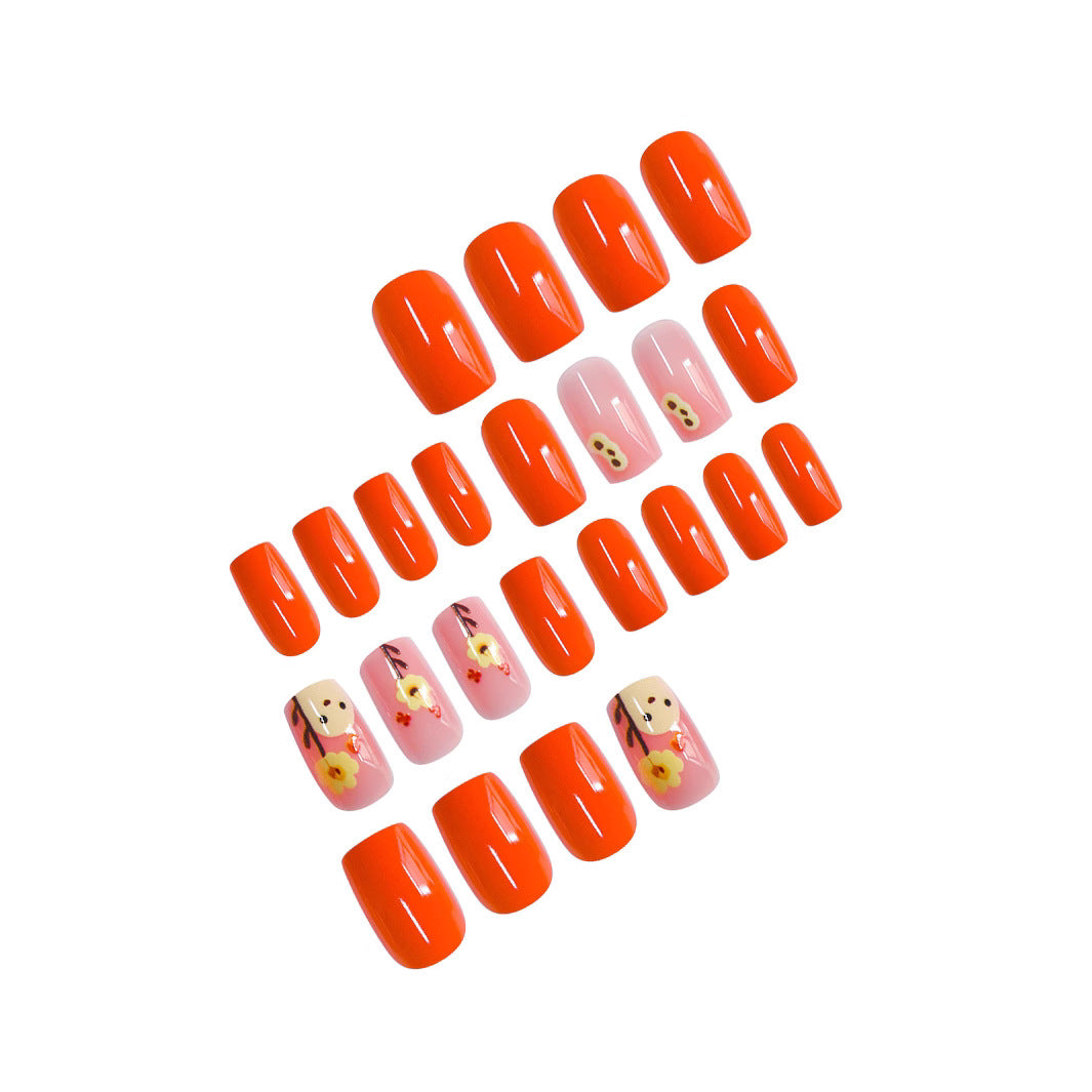 Artistic Floral Nail Art Kalsten