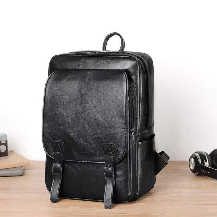 Leather Laptop Backpack Kalsten