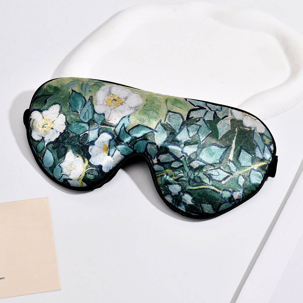 Unisex soft ergonomic sleep mask with contoured eye area and adjustable elastic band Kalsten