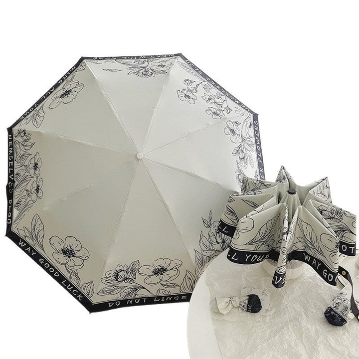 Women's Folding Umbrella with Creative Art Design Kalsten