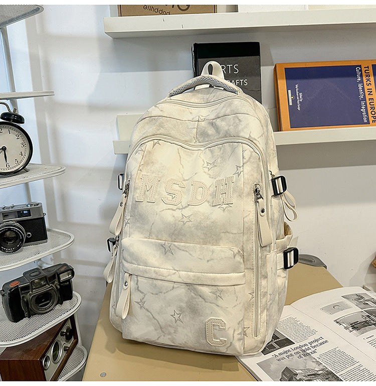 Fashionable Multi-Compartment School Backpack