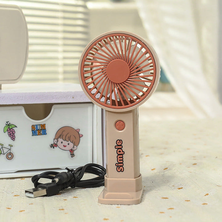 Women Portable Hand Fan with Rechargeable USB Port and Lightweight Construction Kalsten