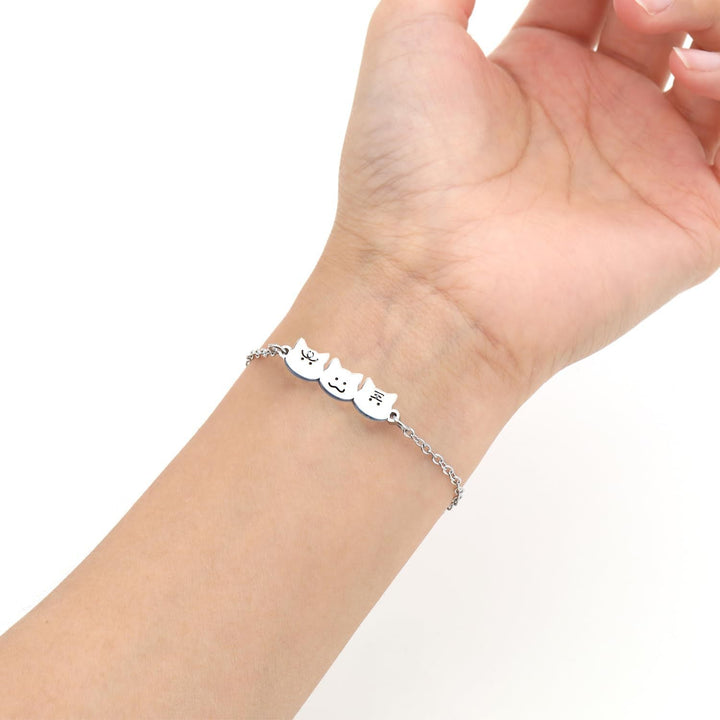Cat-Themed Charm Jewelry Set Kalsten