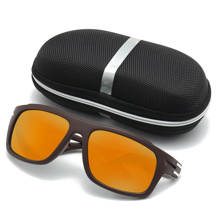 Men's sporty sunglasses with polarized lenses and shock-resistant frame Kalsten