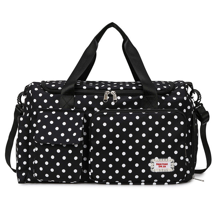 Spacious Polka Dot Travel Duffel