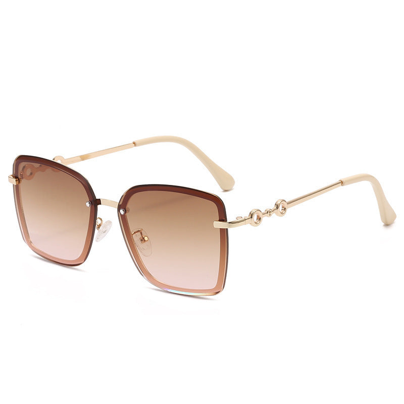 Women's square sunglasses with mirrored lenses and elegant detail Kalsten