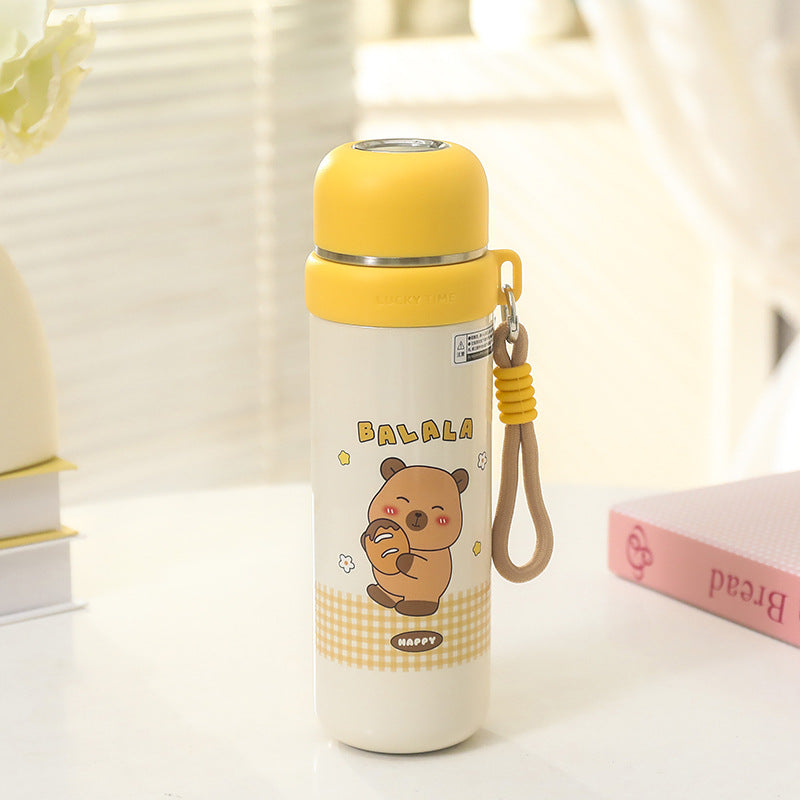 Women's Thermos Bottle in Playful Bear Design Kalsten