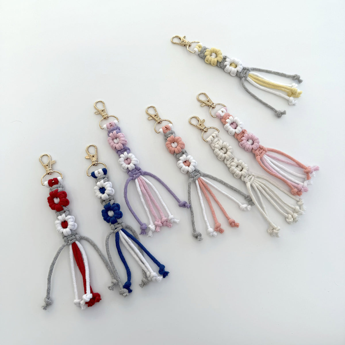 Macrame Keychain with Tassel Acalora